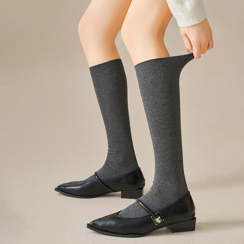 Antibacterial Knee High Socks(3 Pairs) - image 6