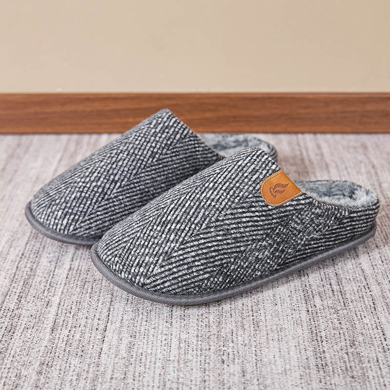 Plus Size Minimalist Style Slippers - Grey - EU46-47(US12-12.5) - image 7