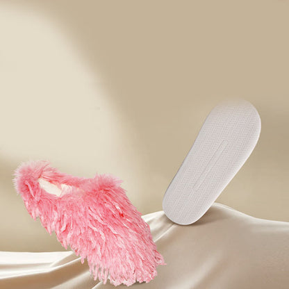 Plusock Plus Size Fluffy Fur Slippers - image 8