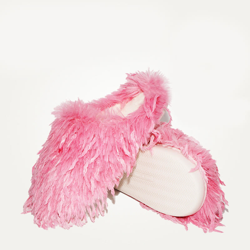 Plusock Plus Size Fluffy Fur Slippers - image 9