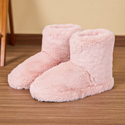 Plush Mid Tube Slippers - Pink - EU38-39(US5-6) - image 10