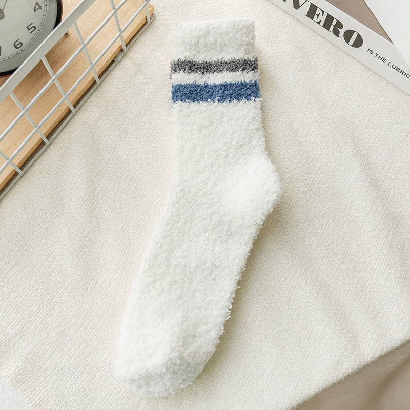 Warm Sleeping Quarter Socks(5 Pairs) - C - EU40-46(US7-12) - image 11
