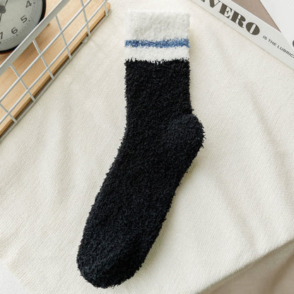 Warm Sleeping Quarter Socks(5 Pairs) - D - EU40-46(US7-12) - image 12