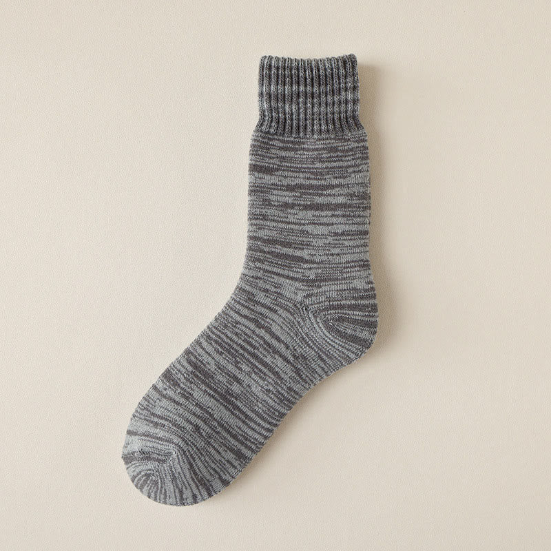 Extra Thick Quarter Socks(5 Pairs) - Dark Grey - EU39-44(US6-10) - image 10