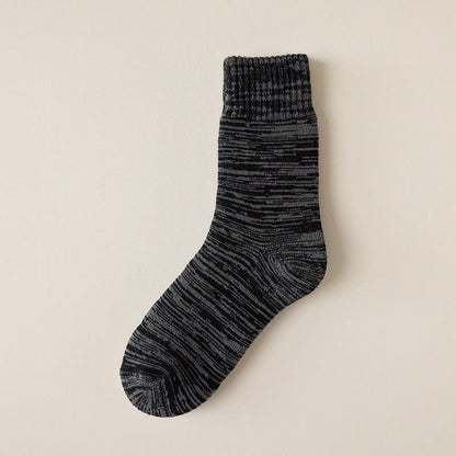 Extra Thick Quarter Socks(5 Pairs) - Black - EU39-44(US6-10) - image 12