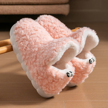 Plus Size Simple High Top Slippers - Pink - EU40-41(US7-7.5) - image 9