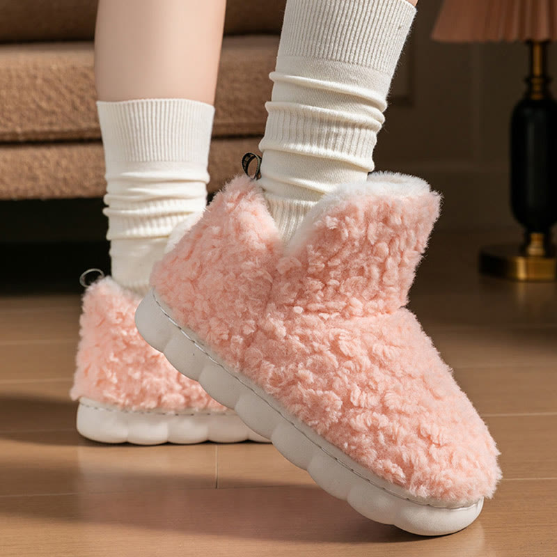 Plus Size Simple High Top Slippers - image 2