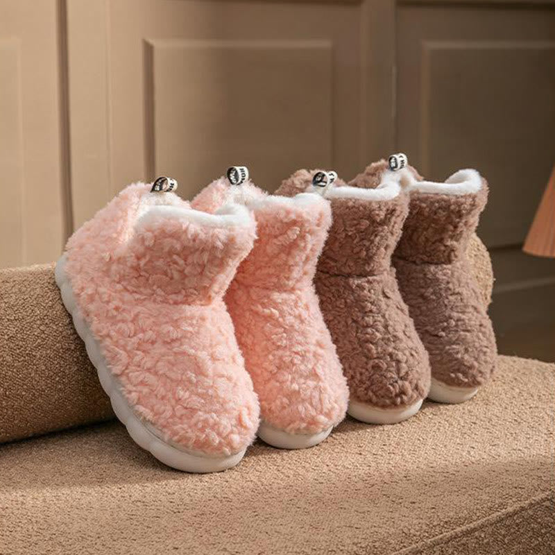 Plusock Plus Size Simple High Top Slippers - image 11