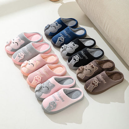 Plus Size 3D Cartoon Cat Slippers - image 5