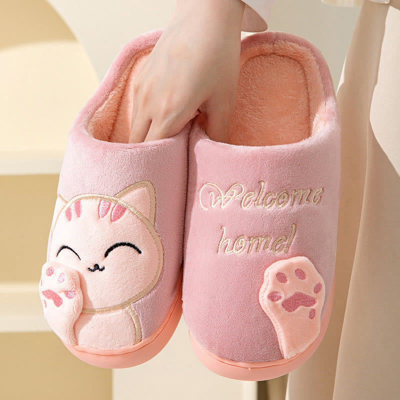 Plus Size 3D Cartoon Cat Slippers - image 3