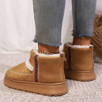 Plus Size Lace Ethnic Style Slippers Boots - image 6