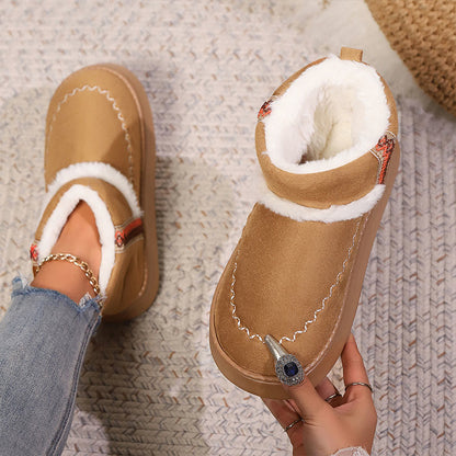 Plus Size Lace Ethnic Style Slippers Boots - image 9