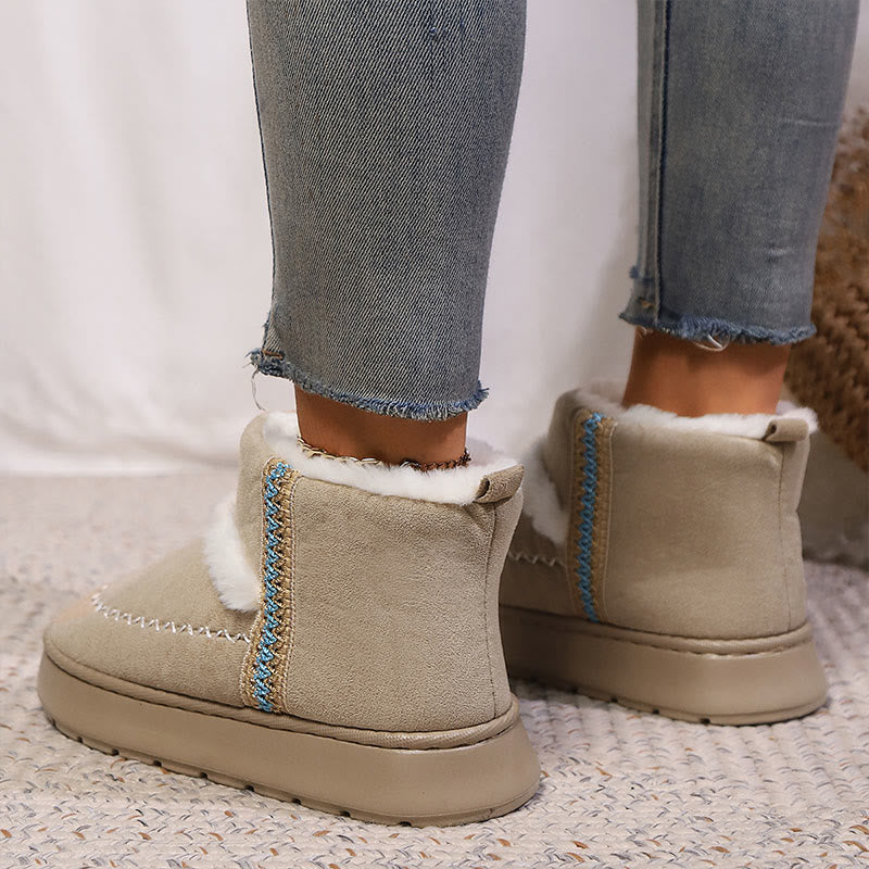 Plus Size Lace Ethnic Style Slippers Boots - image 10