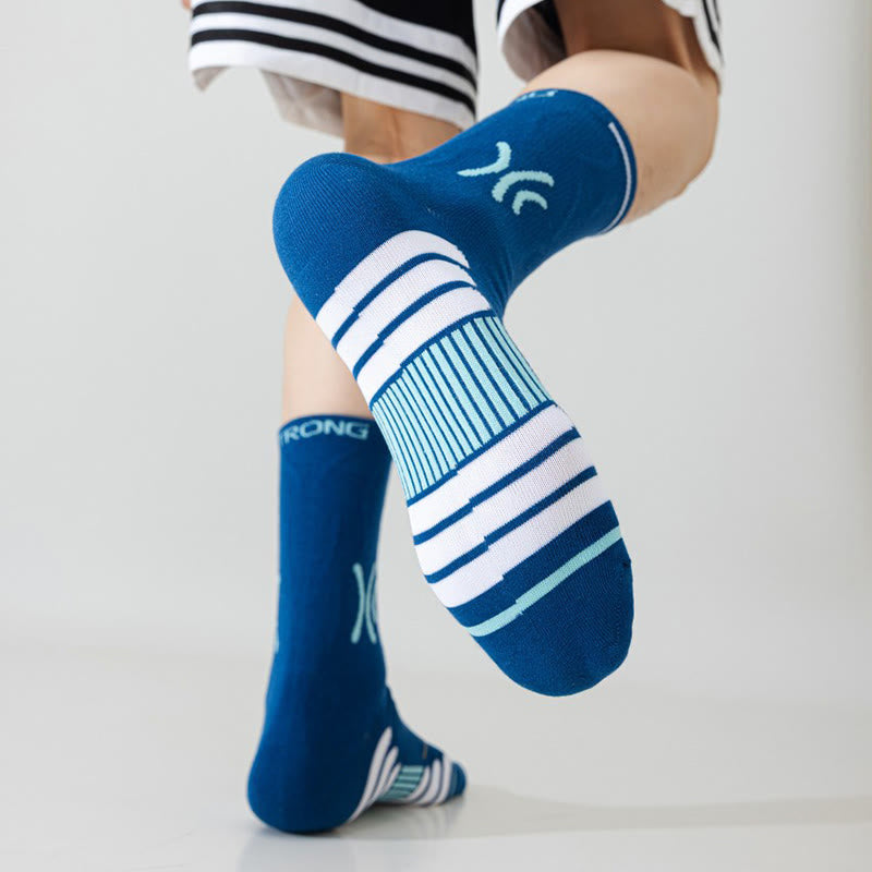 Plusock Plus Size Seamless Quarter Compression Socks(5 Pairs) - image 5