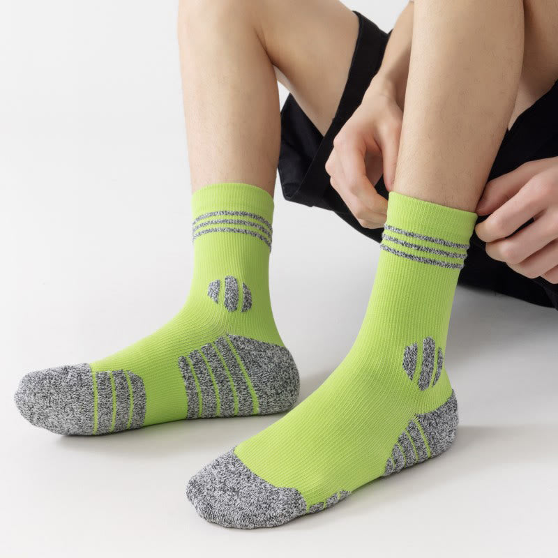 Plus Size Thick Cushion Quarter Compression Socks(5 Pairs) - image 6