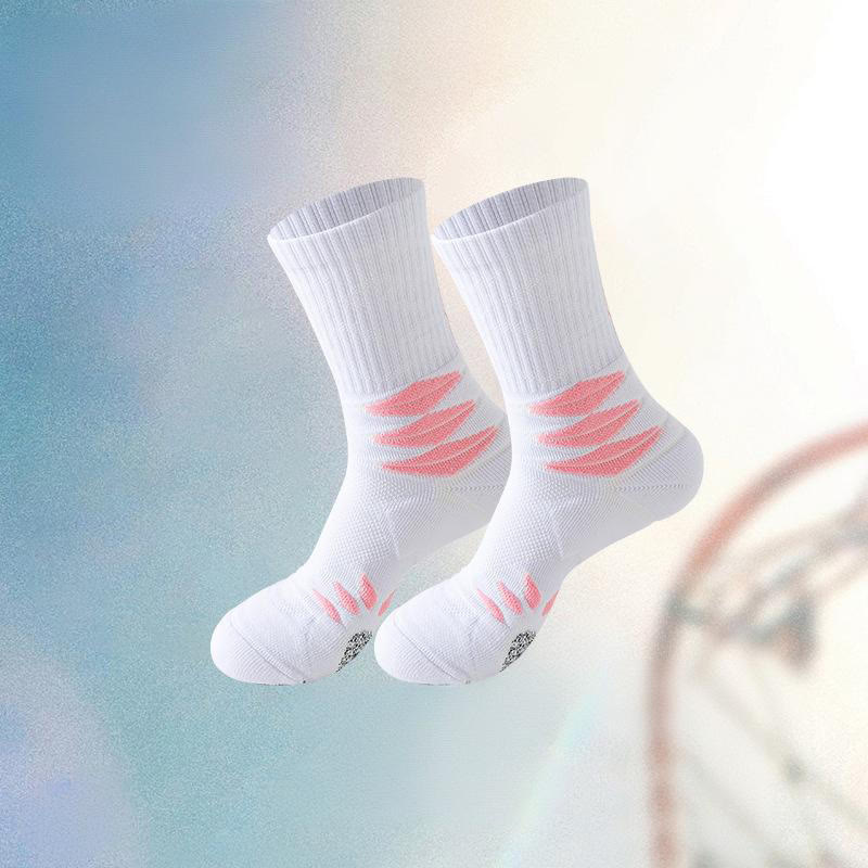 Plusock Plus Size Ergonomic Quarter Compression Socks(5 Pairs) - Pink - EU38-44(US5-10) - image 9