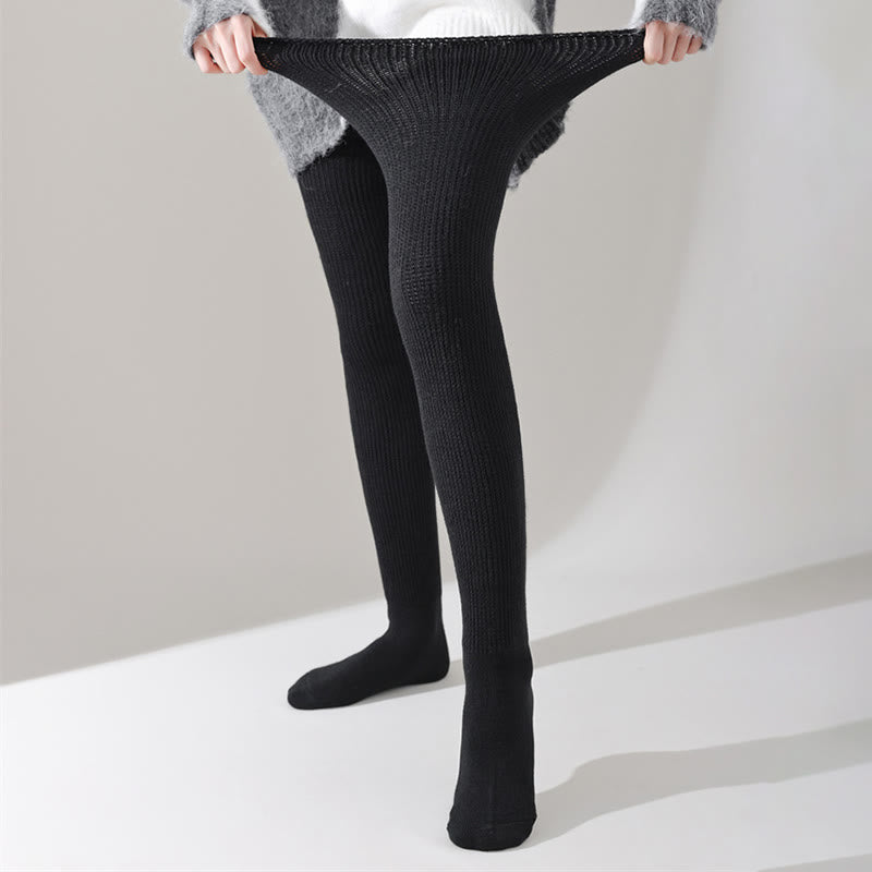 Loose Cotton Thigh High Socks - image 5