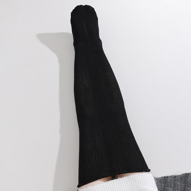 Loose Cotton Thigh High Socks - image 13