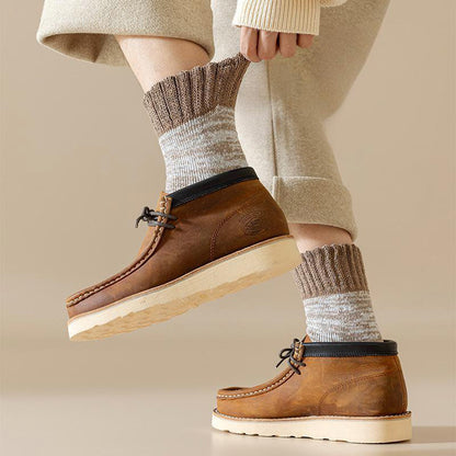 Soft Plush Quarter Socks(5 Pairs) - image 8