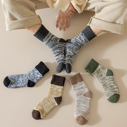 Soft Plush Quarter Socks(5 Pairs) - image 9
