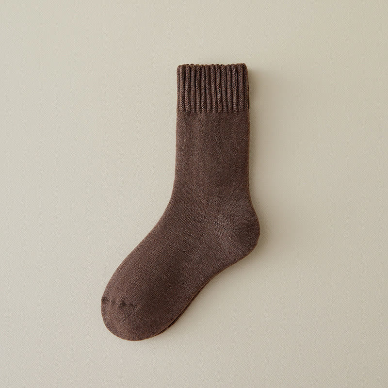 Candy Colors Quarter Socks(8 Pairs) - Brown - EU36-43(US3-9) - image 7