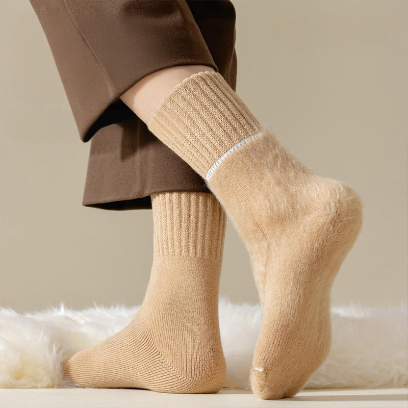 Cozy Fleece Quarter Socks(6 Pairs) - image 4