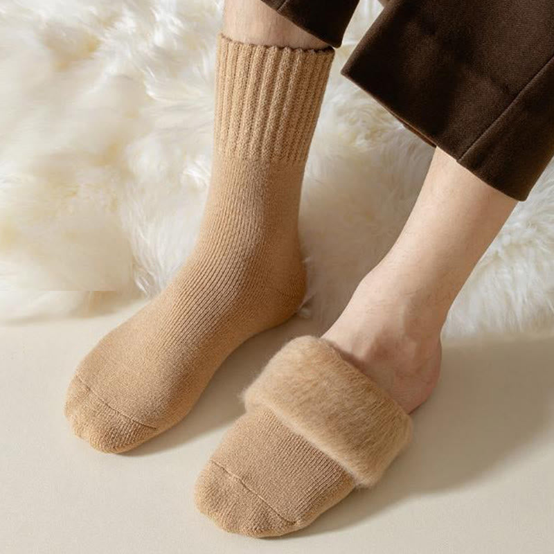 Cozy Fleece Quarter Socks(6 Pairs) - image 3