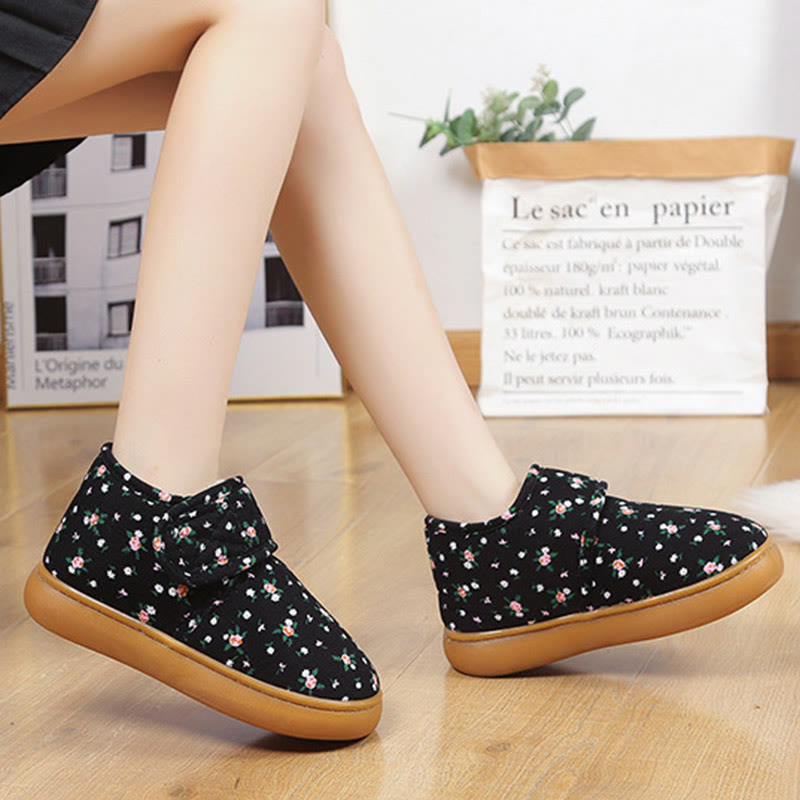 Plus Size Floral Slippers - image 7