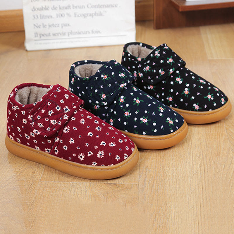 Plus Size Floral Slippers - image 9