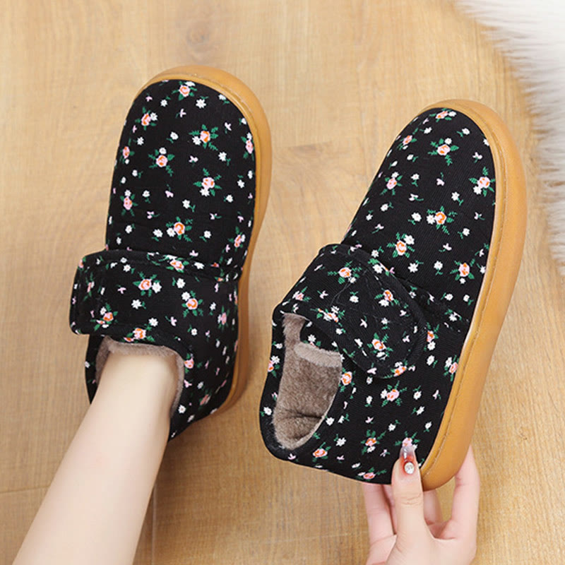 Plusock Plus Size Floral Slippers - image 4