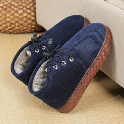 Plus Size Stay Warm Slippers - Blue - EU46-47(US12-12.5) - image 12