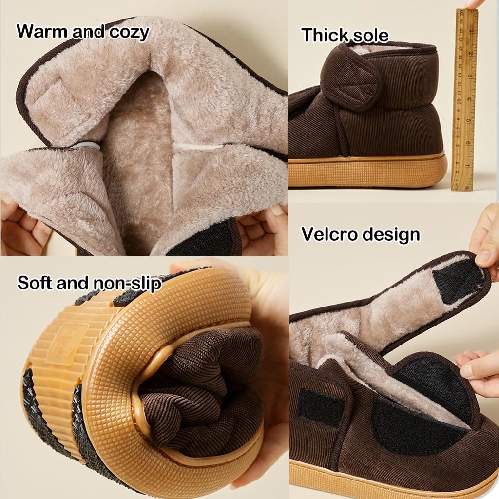 Plus Size Warm Ankle Slippers - image 7
