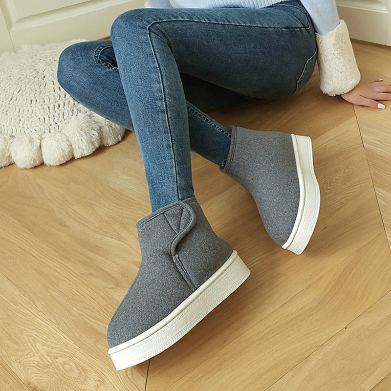 Plusock Plus Size Solid Color Durable Slippers - image 4