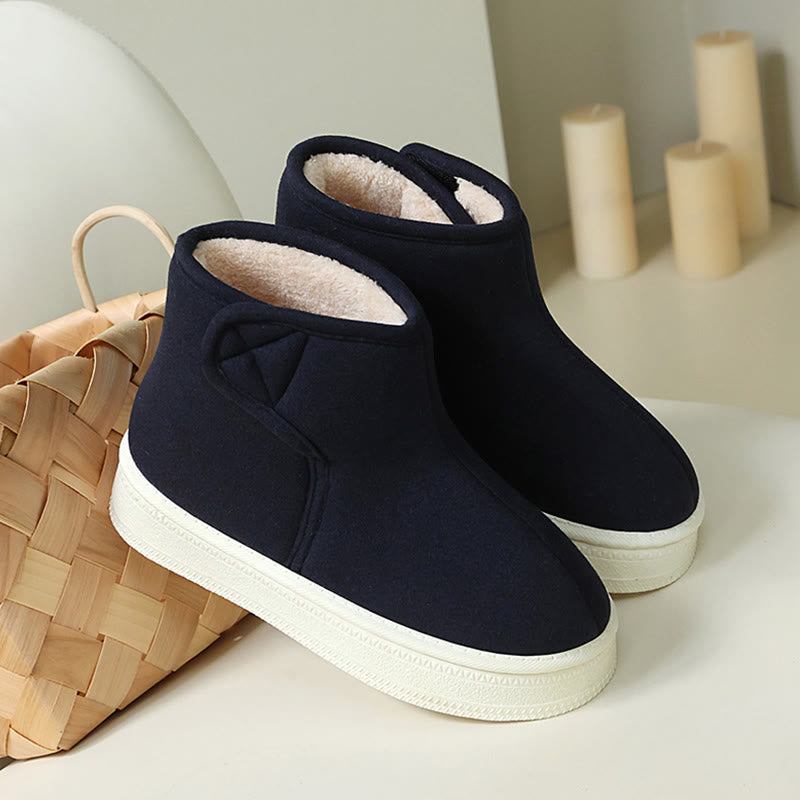 Plusock Plus Size Solid Color Durable Slippers - Blue - EU43-44(US9-10) - image 10