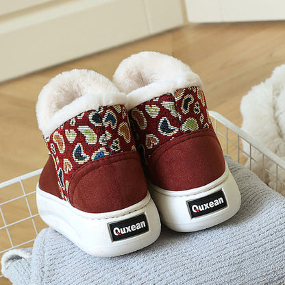 Plusock Plus Size Heart Pattern Slippers - image 13