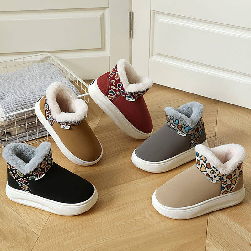 Plusock Plus Size Heart Pattern Slippers - image 11