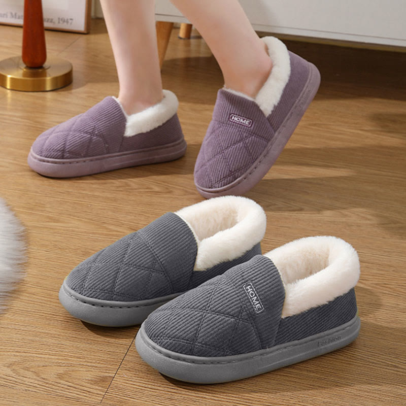 Plusock Plus Size Simple Cozy Design Slippers - image 1