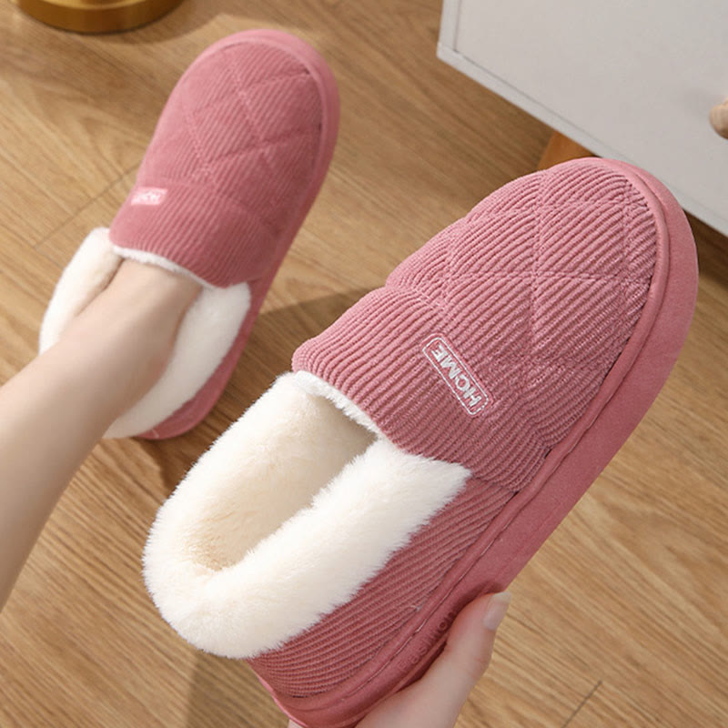 Plus Size Simple Cozy Design Slippers - image 4