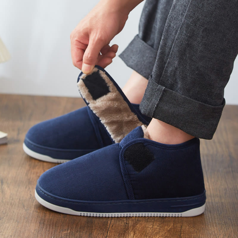 Plus Size Warm Lightweight Sole Slippers - image 2
