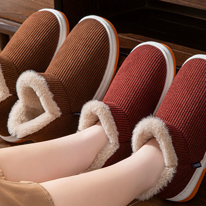 Plus Size Extra Thick Fleece Lining Slippers - image 5