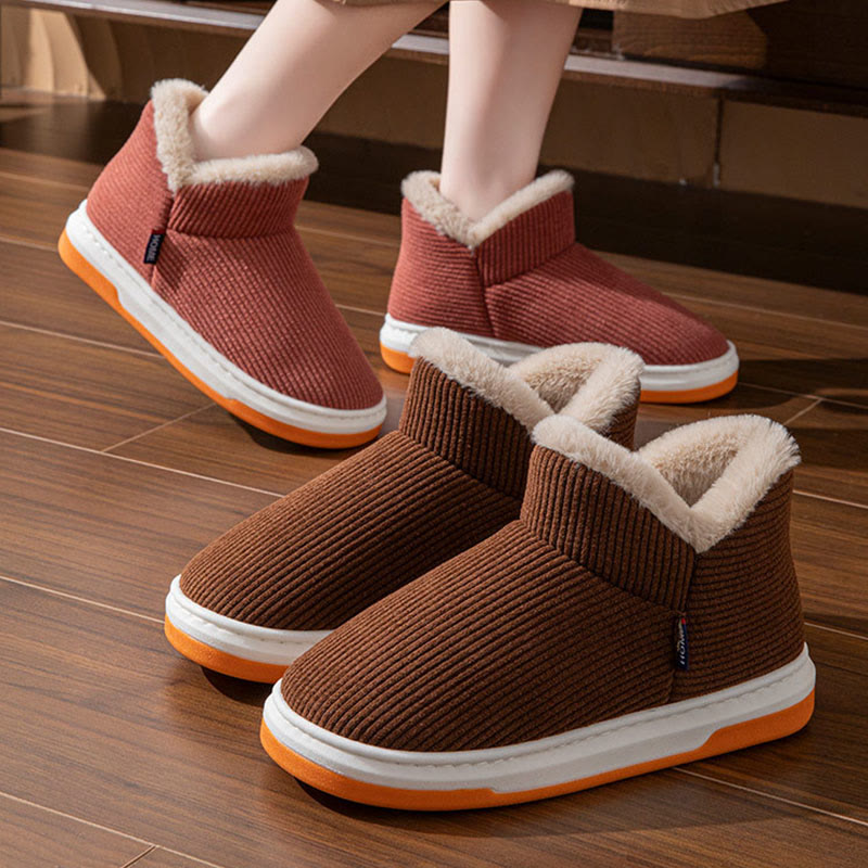 Plus Size Extra Thick Fleece Lining Slippers - image 1
