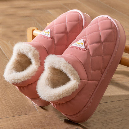 Plus Size Cozy Minimalist Slippers - Pink - EU45-46(US11-12) - image 9