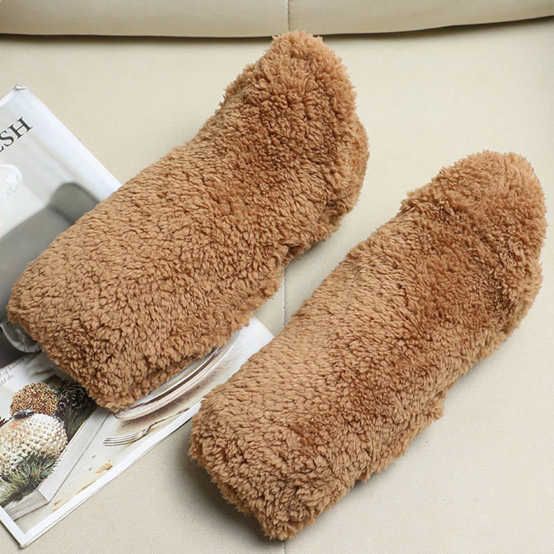 Plusock Plus Size Snowflake Slipper Socks - image 18