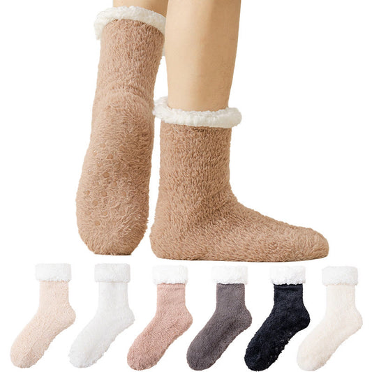 Plus Size Skin Friendly Feel Slipper Socks - image 0