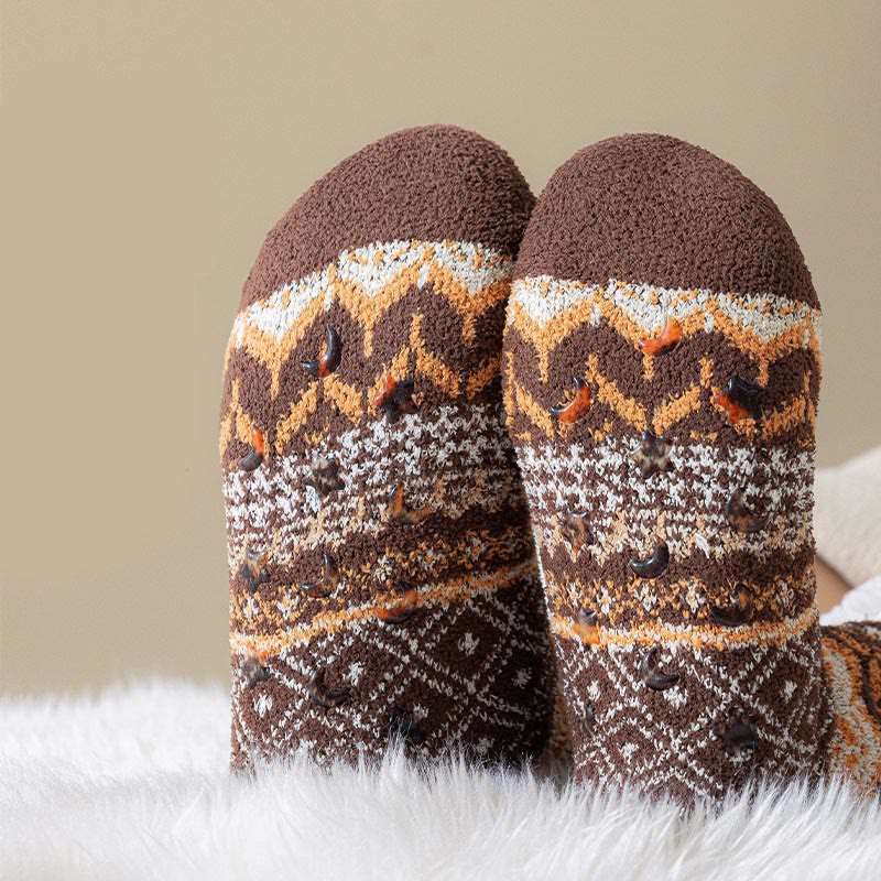 Plus Size Ethnic Style Slipper Socks - image 6