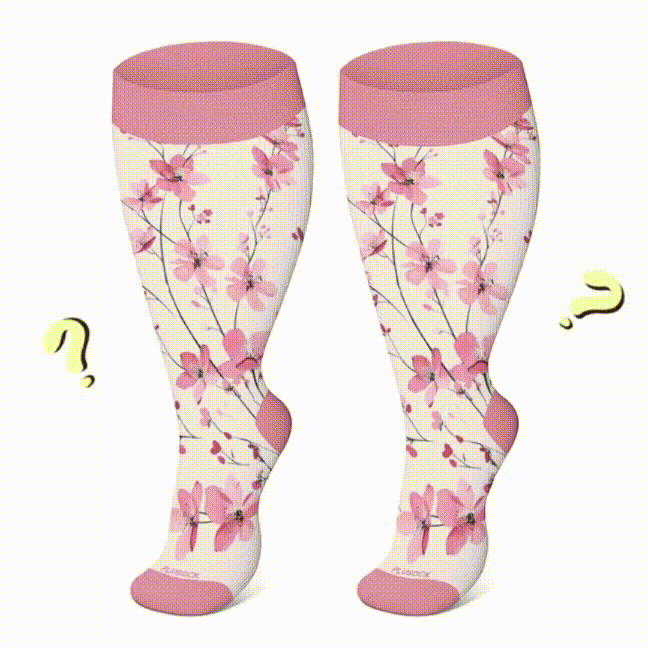 Plus Size Compression Socks Mystery Box(5 Pairs) - image 2