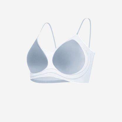 Plusock Camellia fragrance Wireless Bra - Blue - 38 - C - image 2