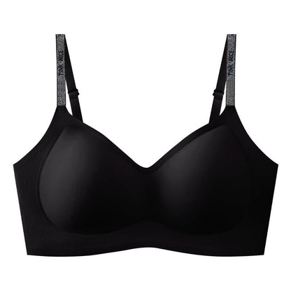 Plusock Camellia Micro Capsule Fragrance Wireless Bra - Black - 40 - C - image 11