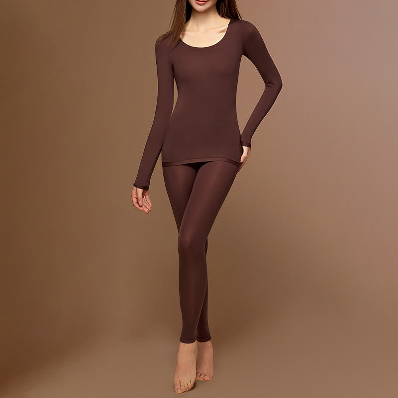 Plusock Camellia Essence Warming Base Layer Top - image 3