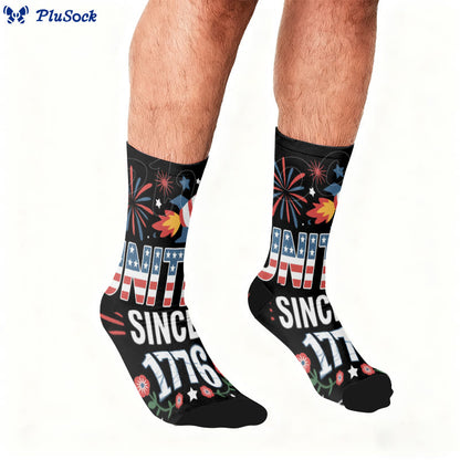United States Alphabet Quarter Socks - image 2